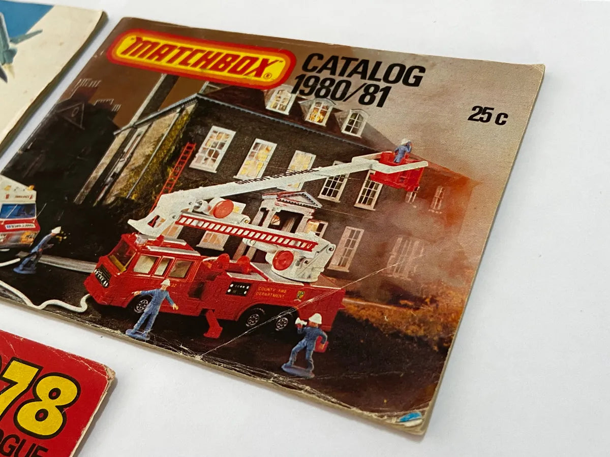 Catálogos Antigos Matchbox Originais 1978, 1979/80 E 1980/81