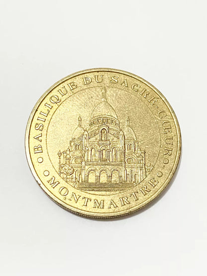 Medalha Comemorativa Antiga Da França - Basílica Sacré-coeur
