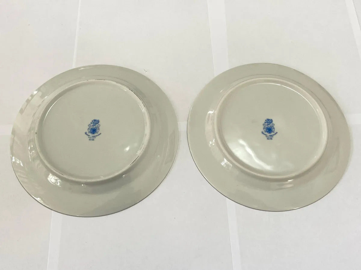 2 Pratos Antigos Germer Porcelana 21cm