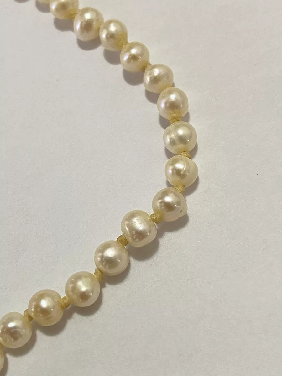 Colar Antigo Pérola Naturais Japamala