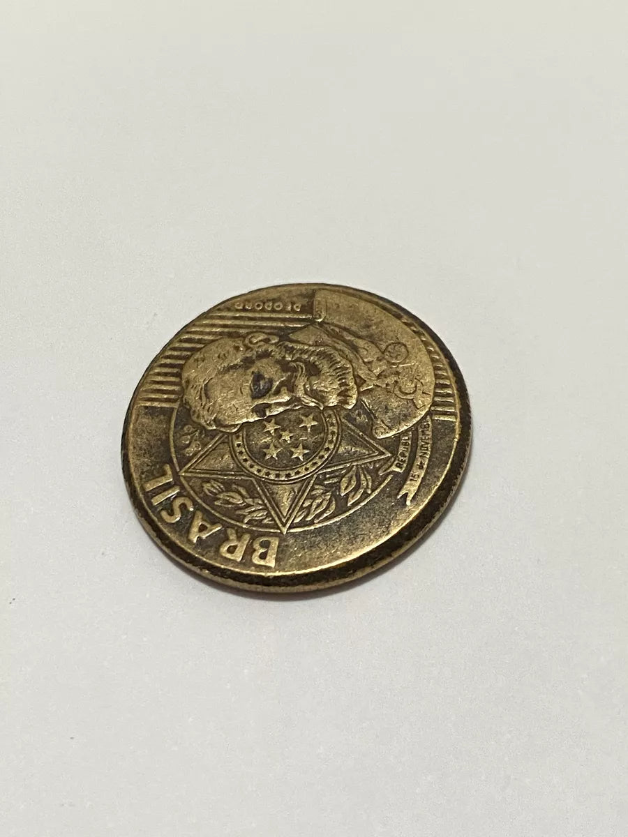 Moeda Antiga 25 Centavos 2008 Com Variante