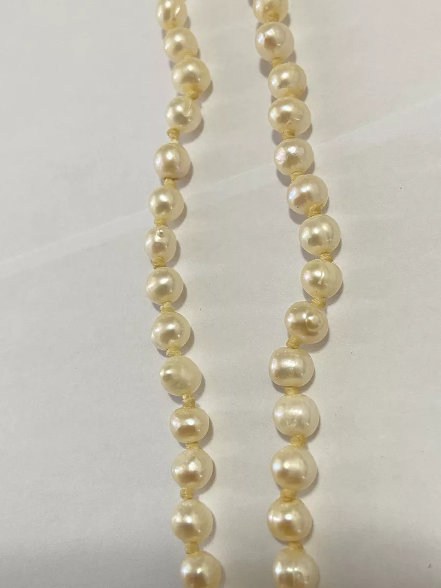 Colar Antigo Pérola Naturais Japamala