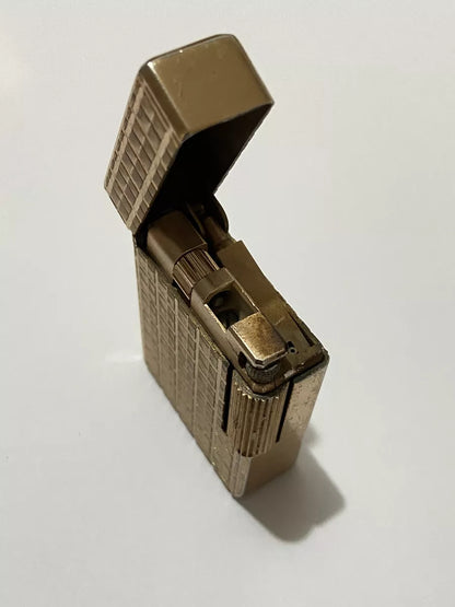 Isqueiro Antigo Klb Throne Butane Dourado