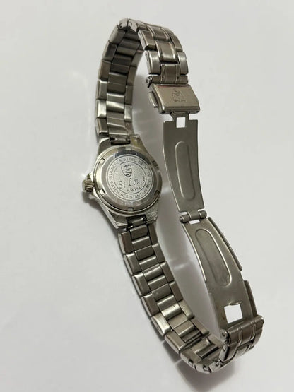 Relógio Antigo St. Louis Swiss Quartz Prata