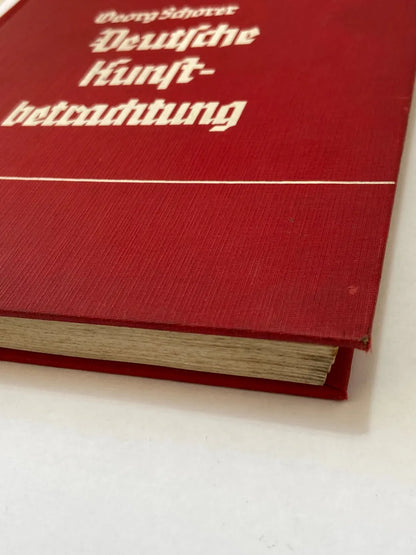 Livro Antigo Arte Alemã Com Imagens Ilustradas Deutsche Kunstbetrachtung 1938