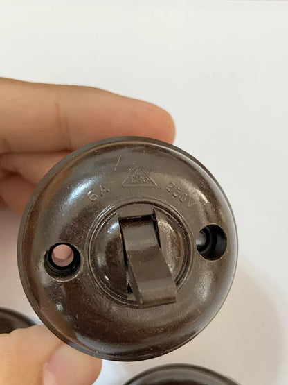 Interruptor Antigo Baquelite Anos 60 Lote 3