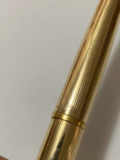 Antiga Caneta Americana Parker Usa 1/10 Gold 12k