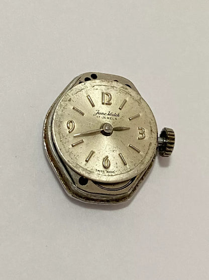 Antigo Relógio Swiss 17 Rubis June Watch