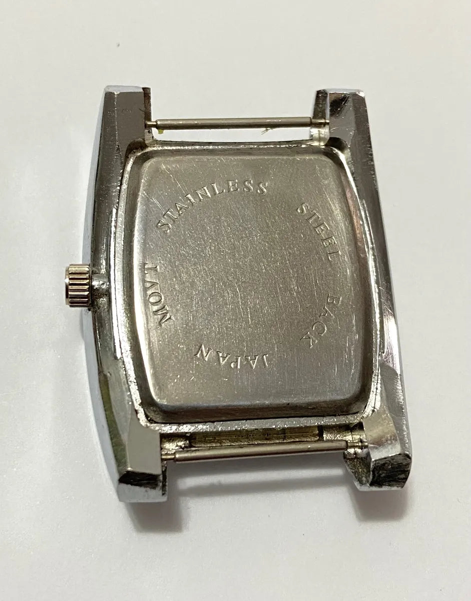 Relógio Antigo adidas Quartz Prata Japan Prata Quadrado verde