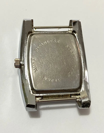 Relógio Antigo adidas Quartz Prata Japan Prata Quadrado verde