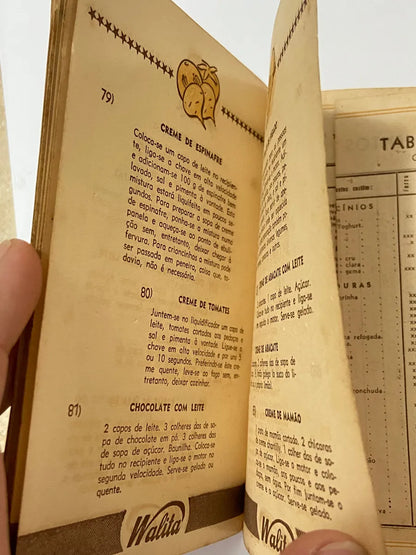 Livro Antigo De Receitas Walita Anos 50 / Raro Brinde