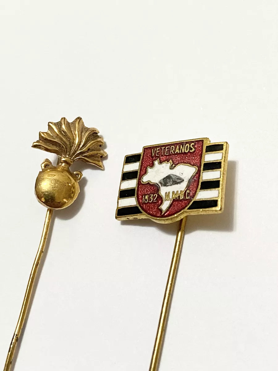 Broche Pin Antigo Dos Veteranos Da Revolução De 1932