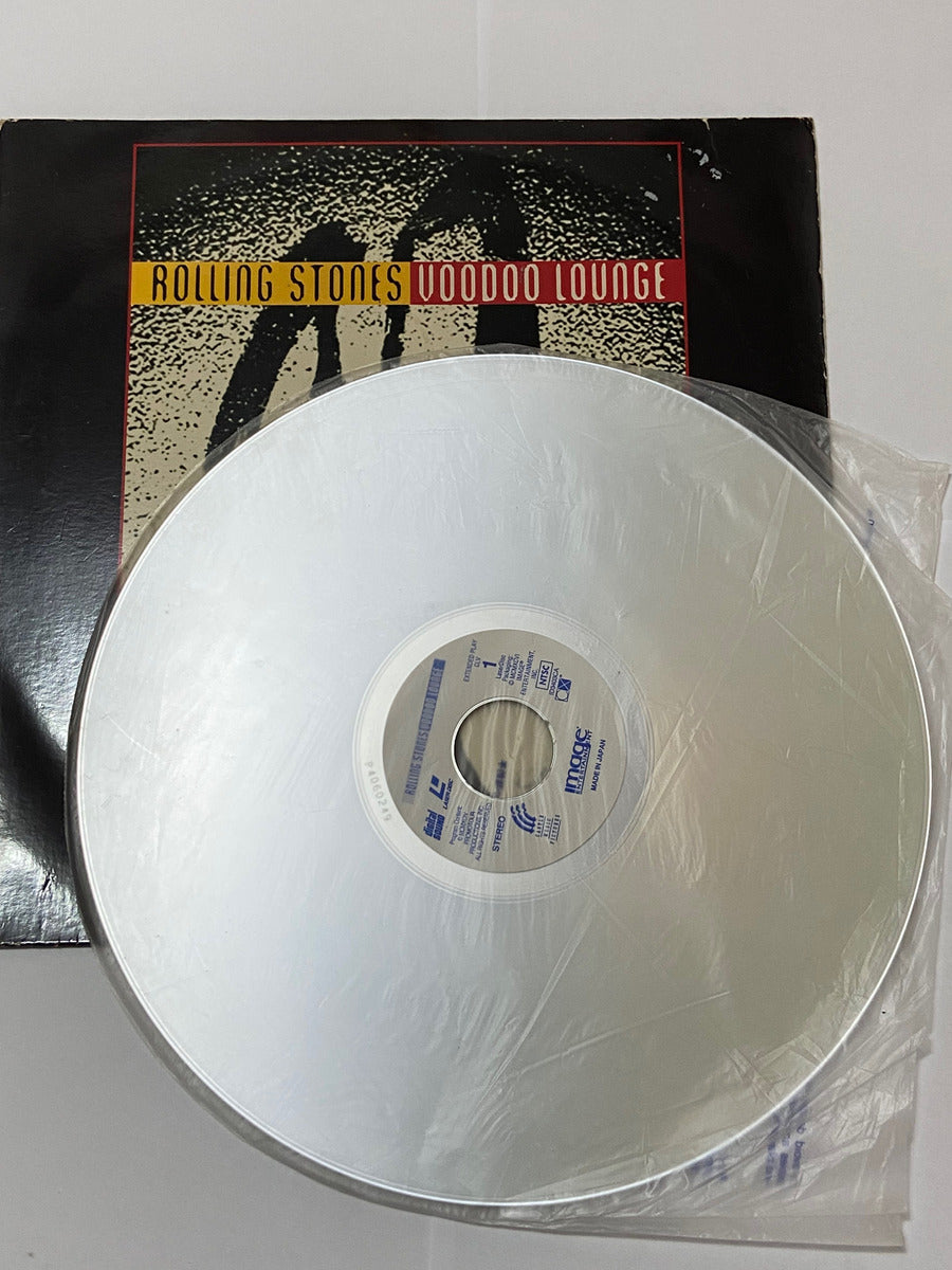 Lp Disco Antigo Rolling Stones Voodoo Lounge Japan Laserdisc Antiga