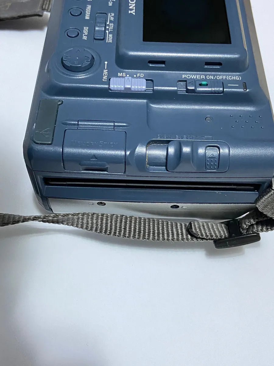 Câmera Sony Fd Mavica 1.2mp - Antiga Colecionável Prateado