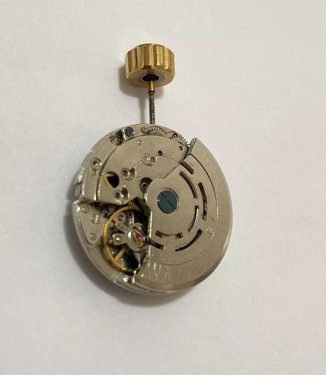 Movimento Relógio Antigo Automático Coroa Dourada