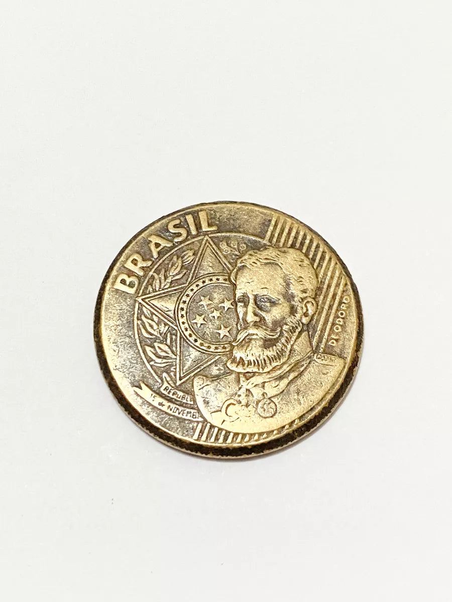 Moeda Antiga 25 Centavos 2008 Com Variante