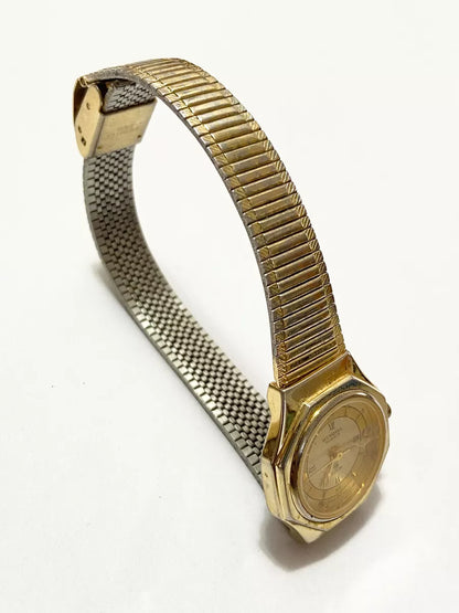 Relógio Antigo Suiço Mundial Quartz Swiss 200m Movt Dourado Dourado