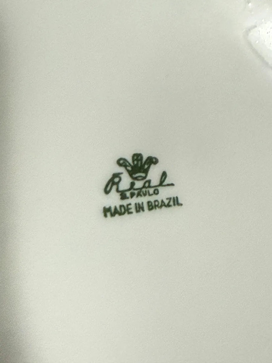 Sopeira Antiga Porcelana Real Brasil Ouro