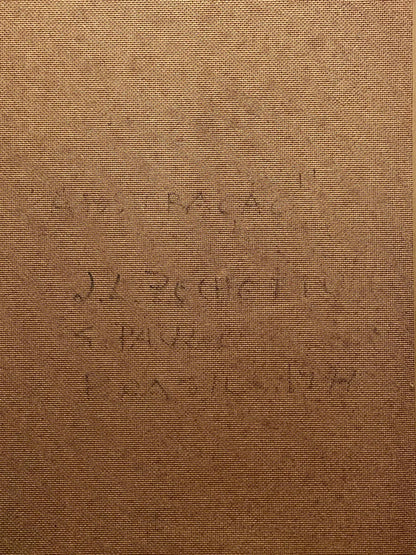 J. L Zechetto 1977 - Quadro Pintura Óleo Sobre Tela Abstrata