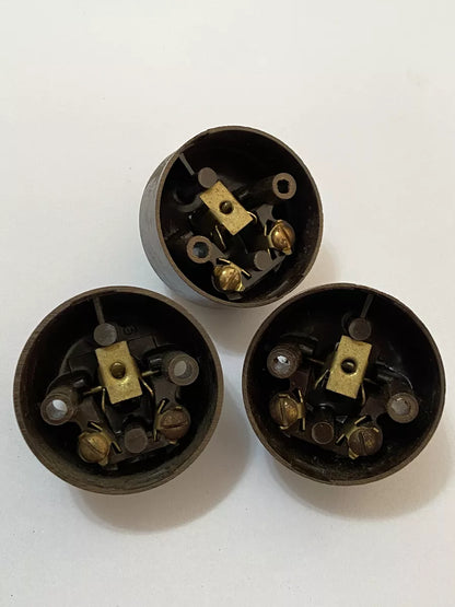 Interruptor Antigo Baquelite Anos 60 Lote 3