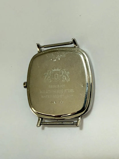 Relógio Orient Antigo Quadrado Inox 30m Gbscs 001 Zfm-195