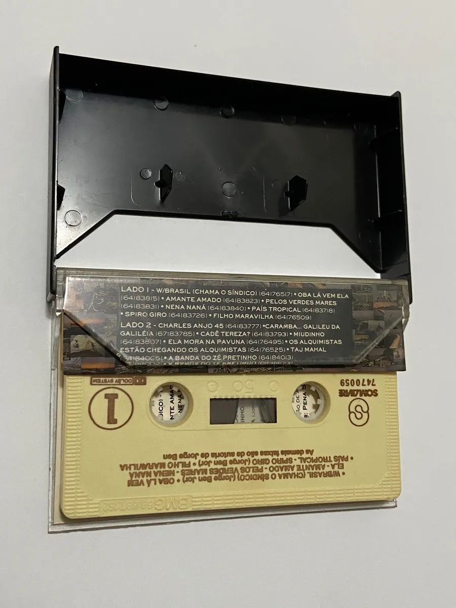 Fita K7 Cassete Antiga Jorge Ben Jor - Ao Vivo No Rio