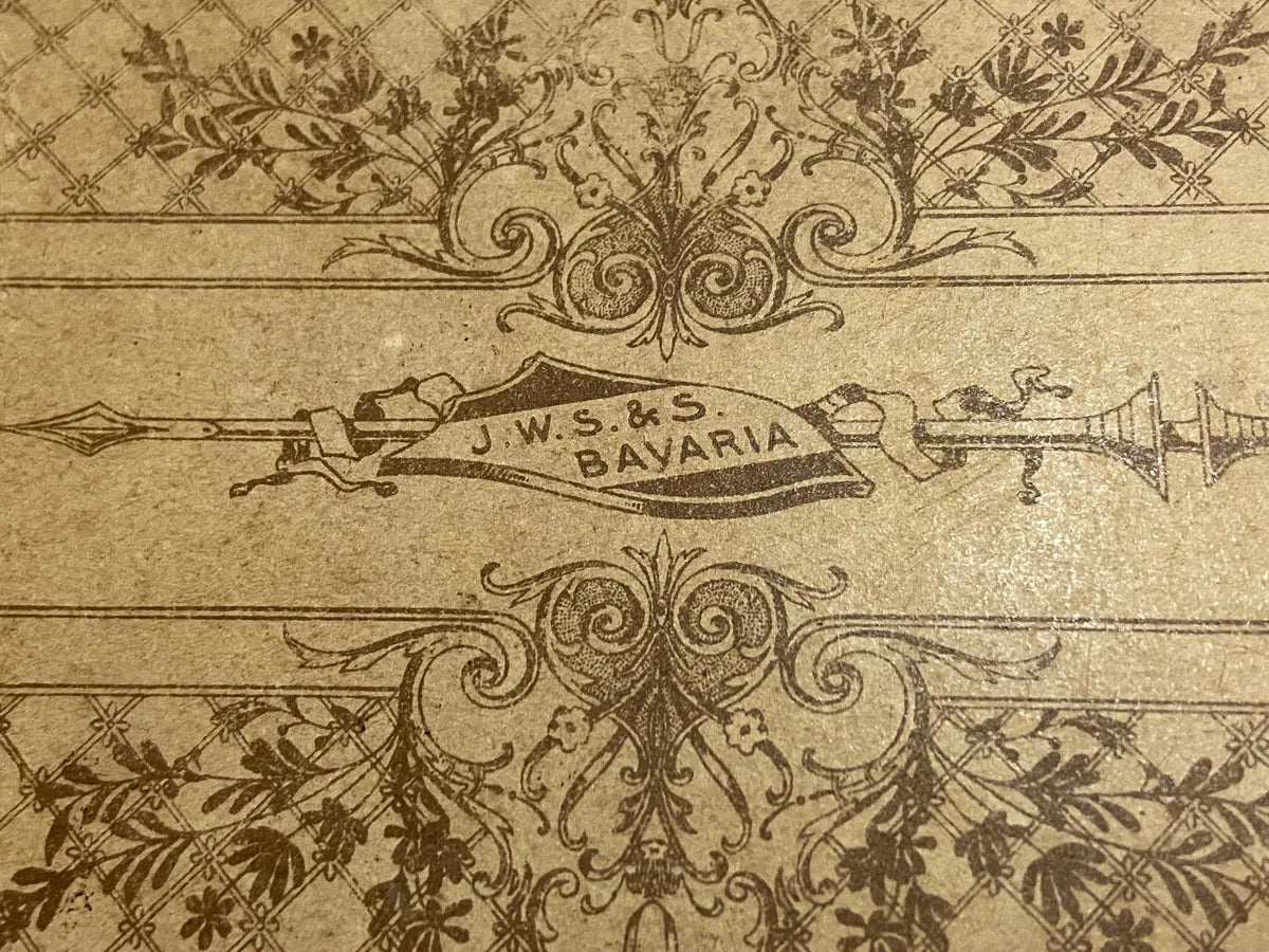 Cartelas Antigas Alemãs J.w.s. S Bavaria Animais E Insetos