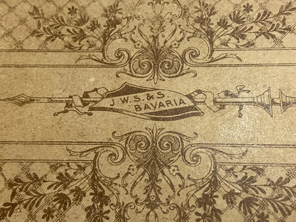 Cartelas Antigas Alemãs J.w.s. S Bavaria Animais E Insetos