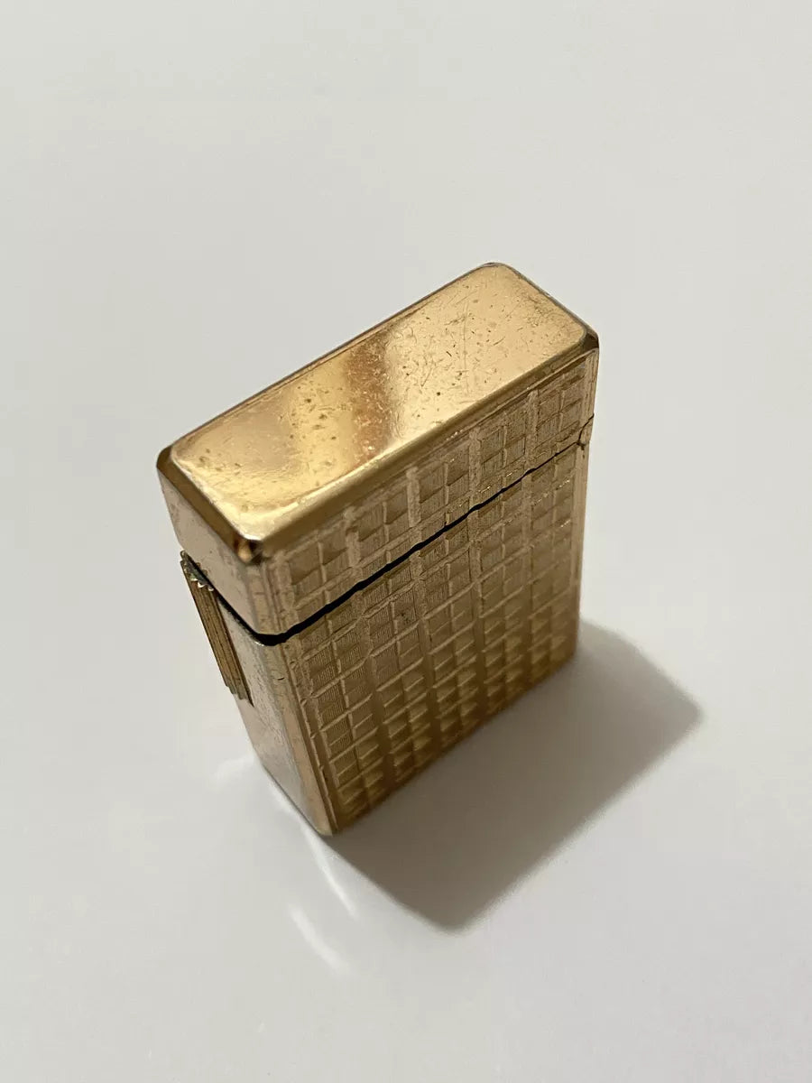 Isqueiro Antigo Klb Throne Butane Dourado