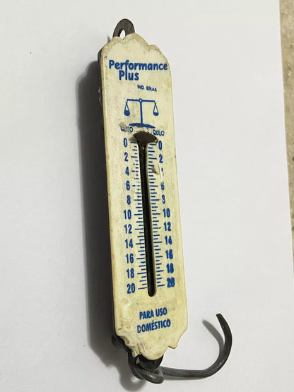 Mini Balança Antiga Manual Gancho 20kg