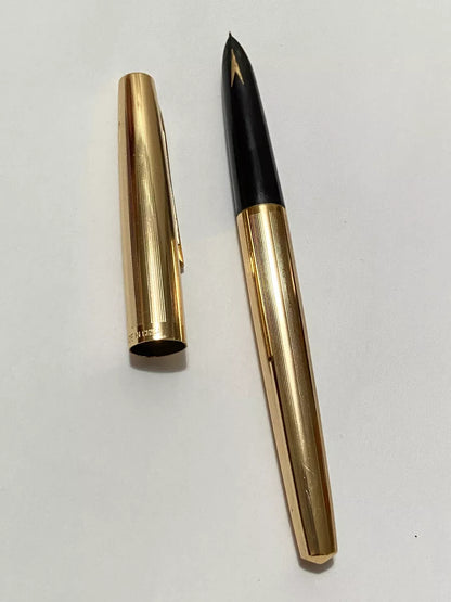 Caneta Tinteiro Antiga Hero 340 Folhada Anos 70