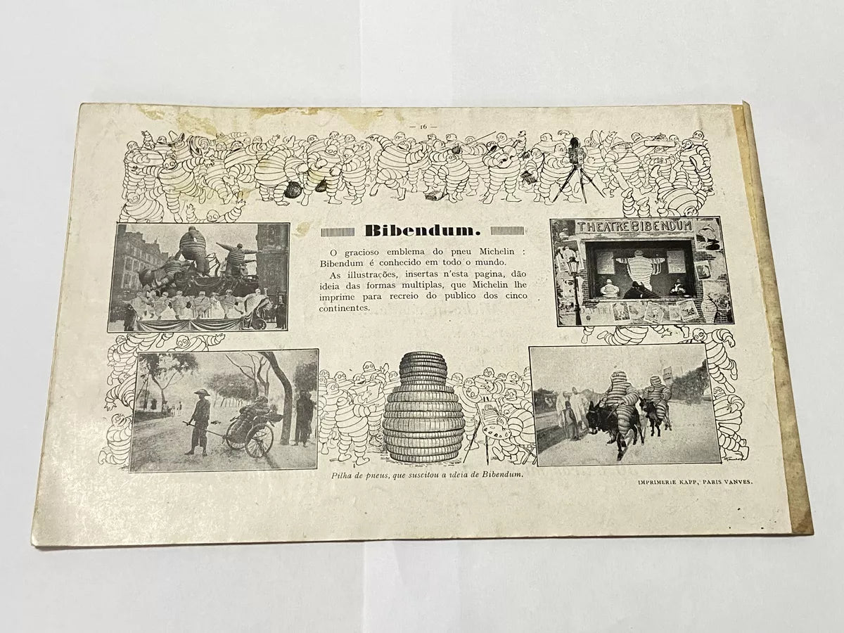 Livro Antigo Michelin - A História Do Pneu 1925
