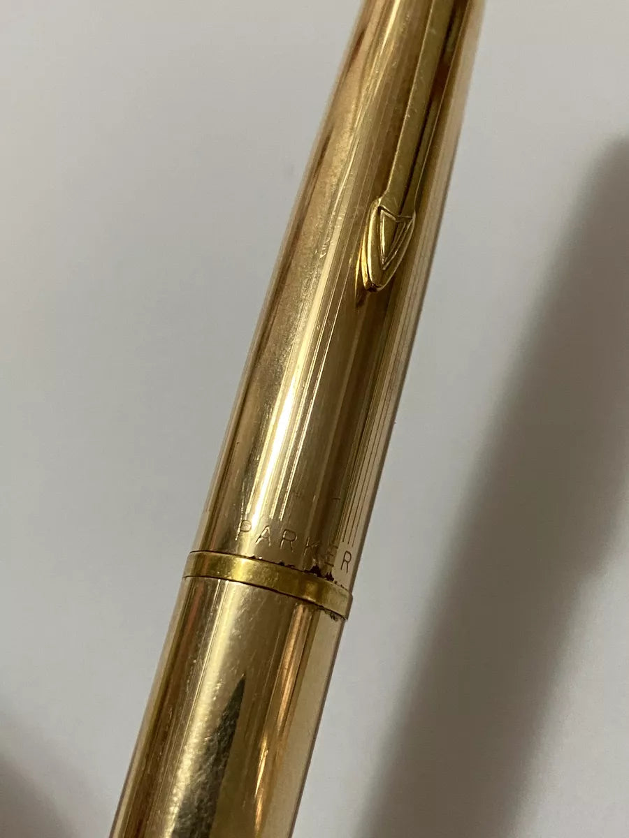 Antiga Caneta Americana Parker Usa 1/10 Gold 12k