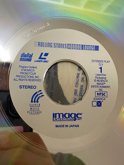 Lp Disco Antigo Rolling Stones Voodoo Lounge Japan Laserdisc Antiga