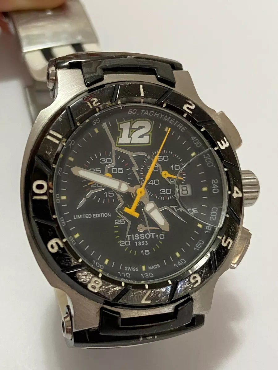 Relógio Raro Tissot Tom Lüthi 12 T-race Edição Limitada