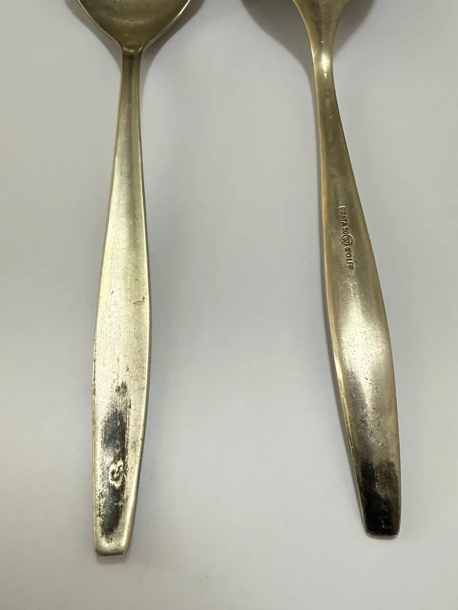 Colheres Antigas Wolff Prata 90 23cm