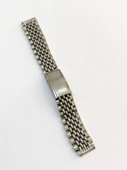 Pulseira De Relógio Antiga Prata Seiko 18mm