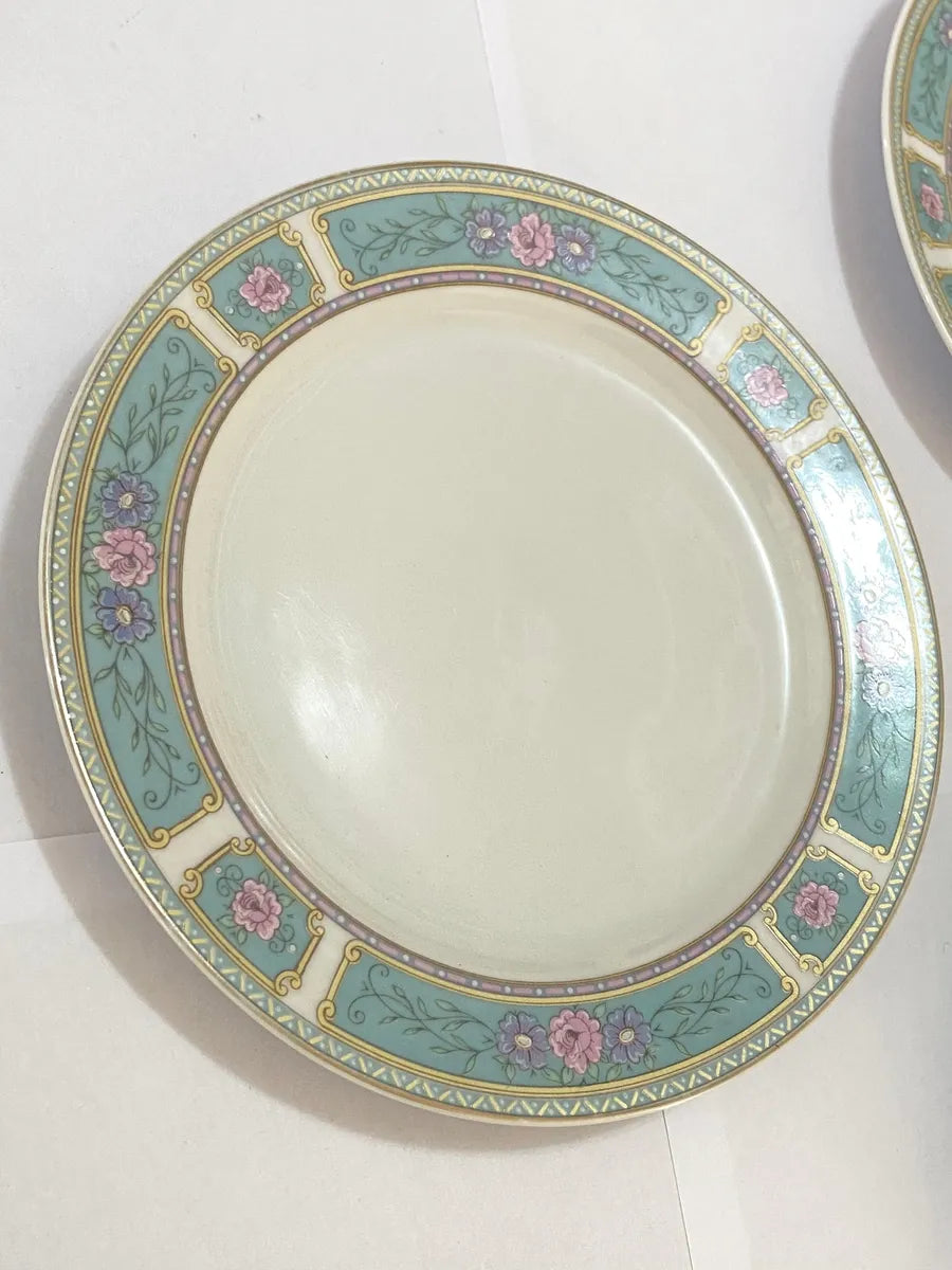 Pratos Antigos Germer Porcelana (4 Peças)