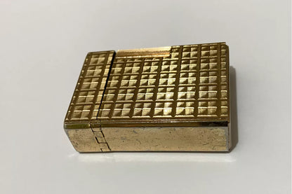 Isqueiro Antigo Klb Throne Butane Dourado