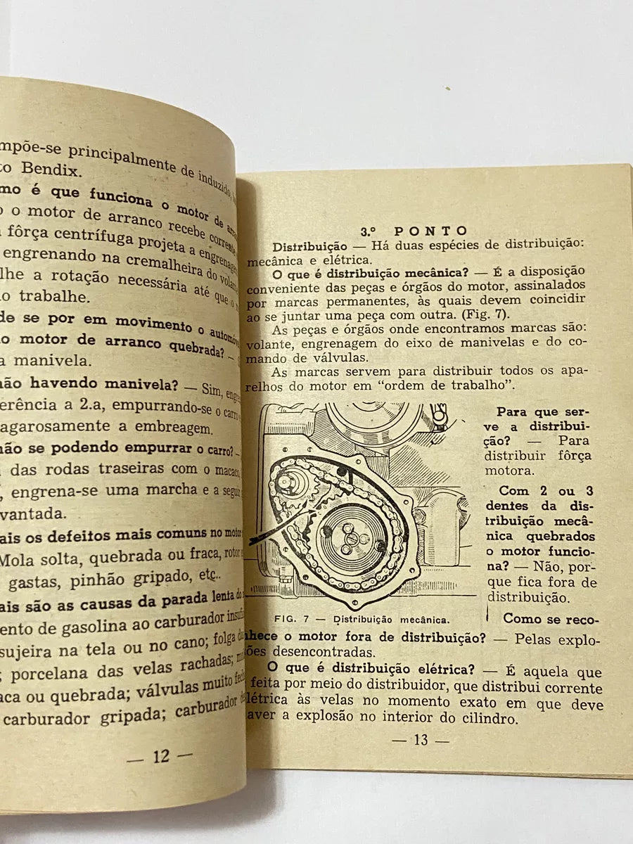 Livro Antigo Guia Do Motorista - Motor De Explosão - Década De 50