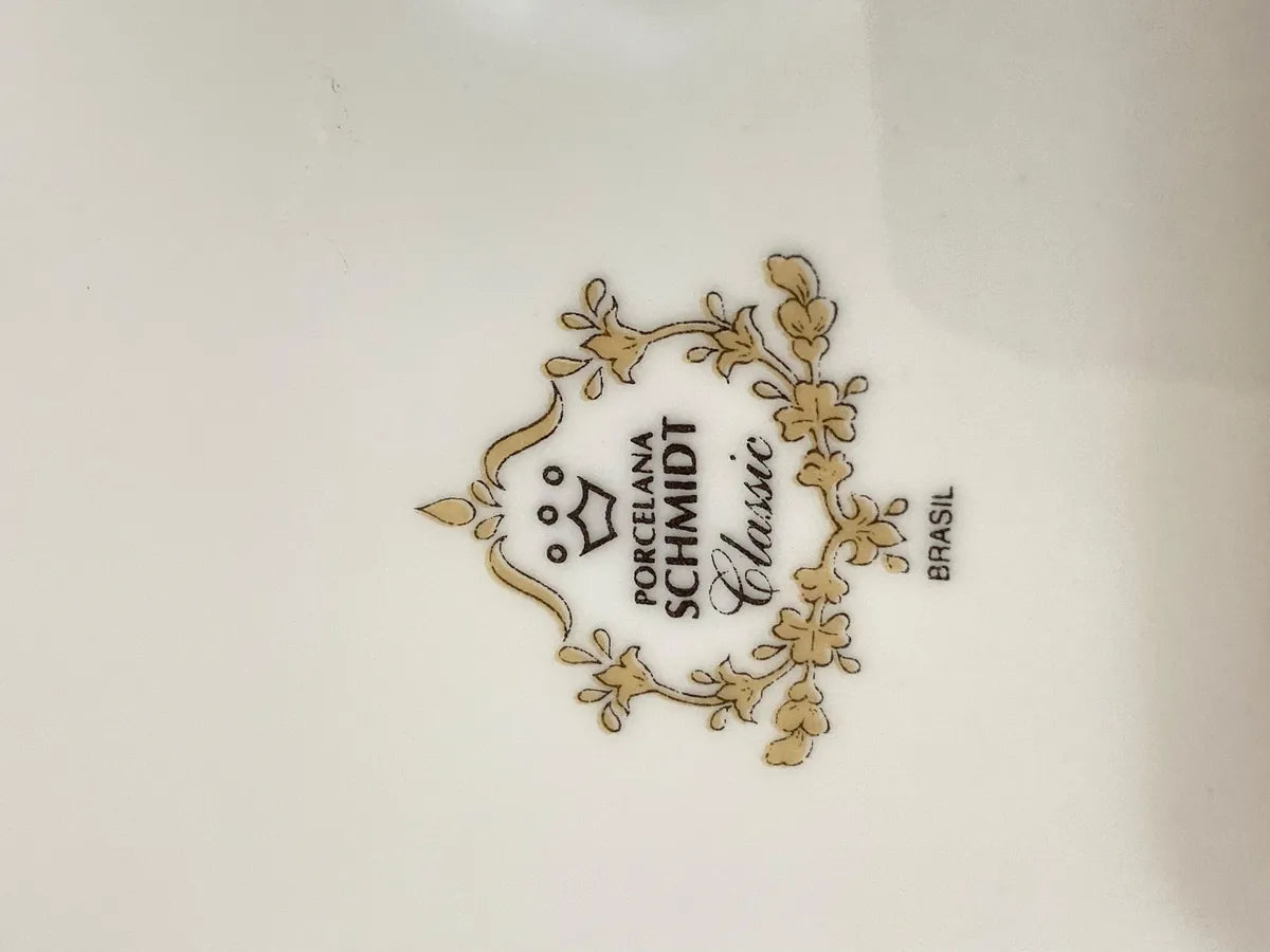 Pratos Porcelana Schmidt Classic 27cm Antigos