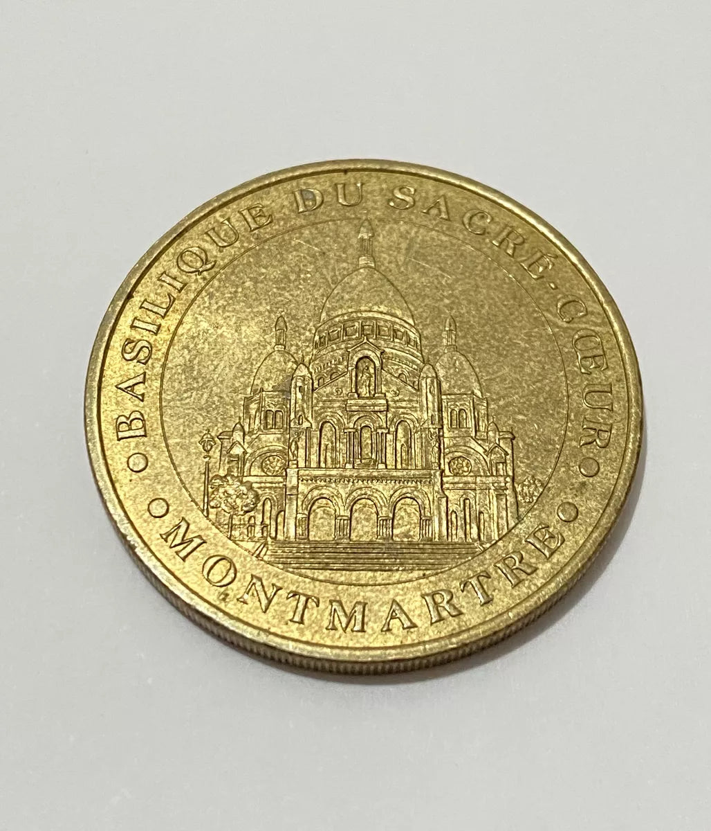 Medalha Comemorativa Antiga Da França - Basílica Sacré-coeur