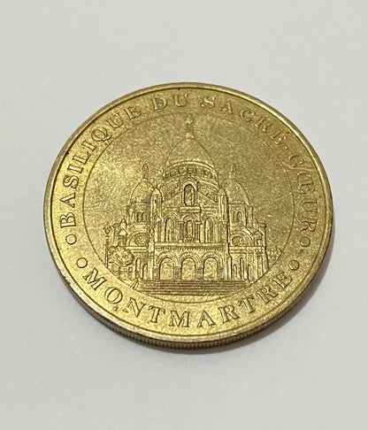 Medalha Comemorativa Antiga Da França - Basílica Sacré-coeur