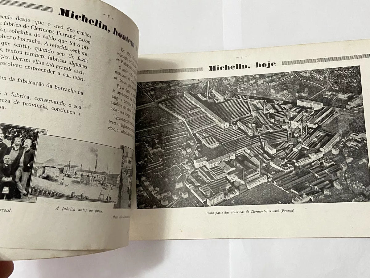 Livro Antigo Michelin - A História Do Pneu 1925