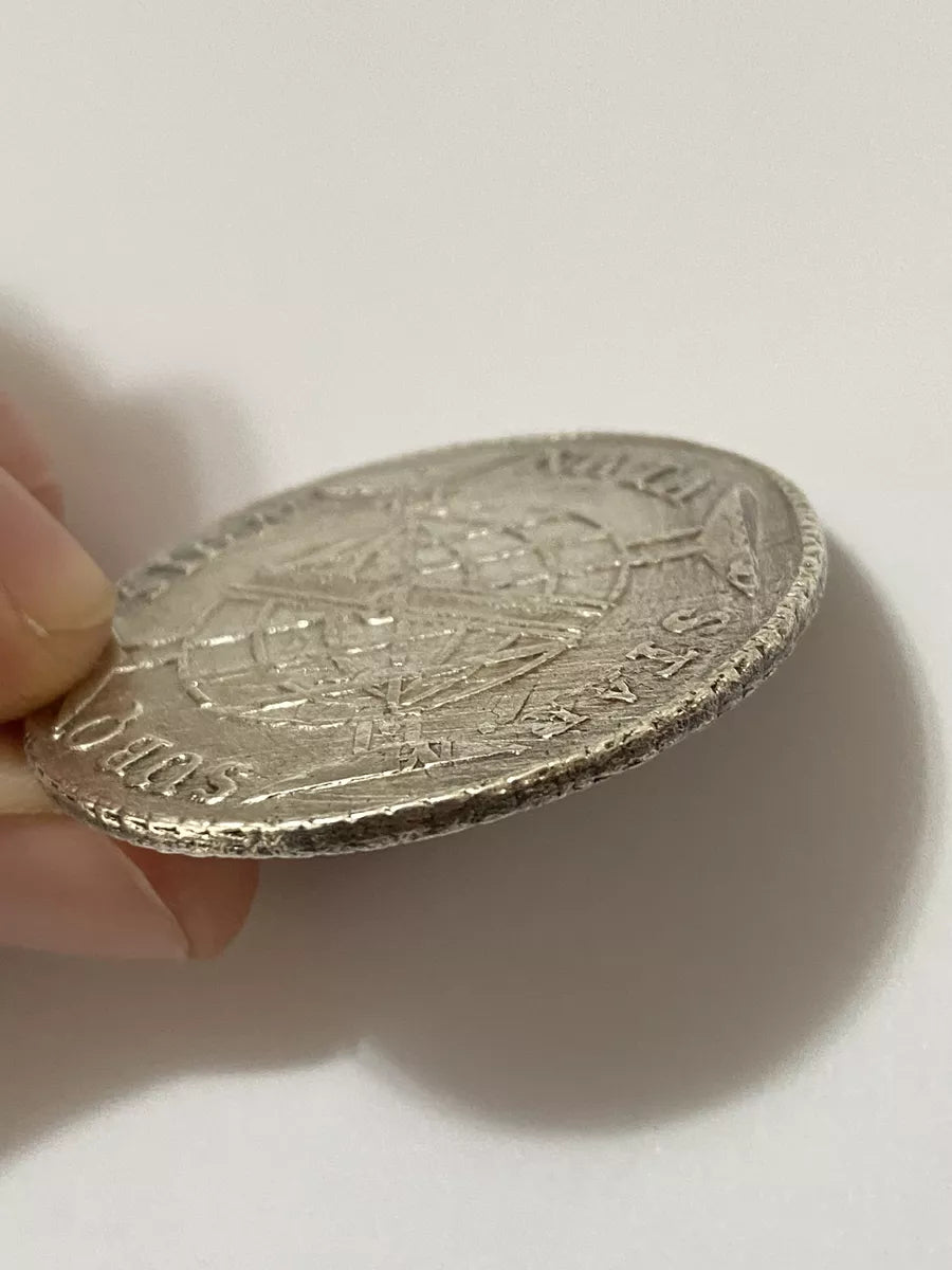 Moeda antiga de Prata de 960 Réis (Patacão) 1816 Rei João VI