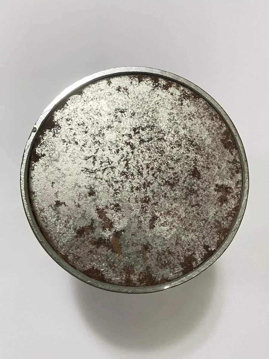 Isqueiro De Mesa Antigo Em Vidro E Metal