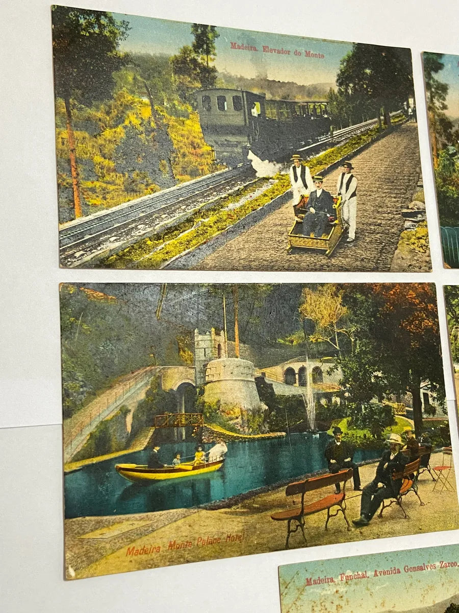 Cartões Postais Antigos Madeira Portugal Início Do Séc. Xx