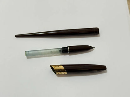 Caneta Antiga Sheaffer Made In Usa Marrom Marrom