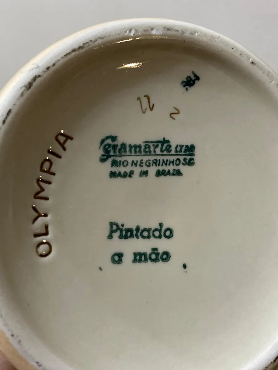 Canecas Antigas Pintadas À Mão - Chope Alemã - Ceramarte