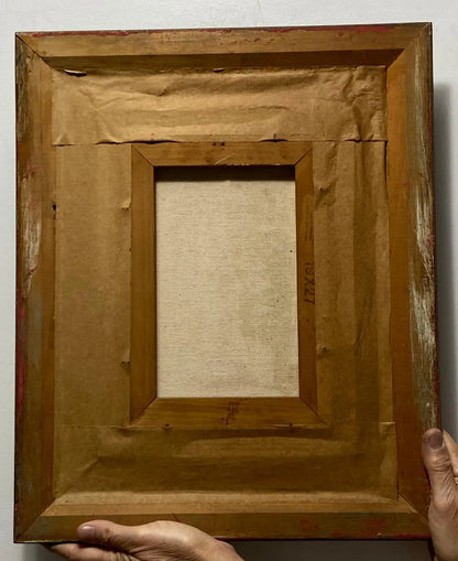 A. Dubsky - Quadro Antigo Óleo S/ Tela Rua Colonial